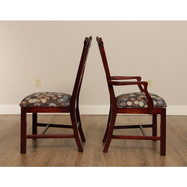 Thomasville Chippendale Style Carved Mahogany Dining Chairs - Set of 8 For Sale In Philadelphia - Image 6 of 13