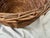 Early 20th Century Large Woven Willow Gathering Basket With Top Handle For Sale - Image 14 of 15