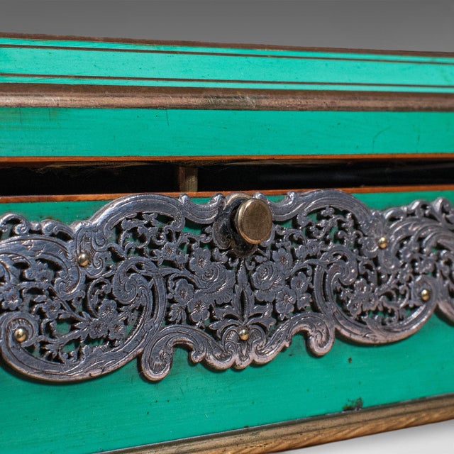 Small Antique Keepsake Box, English, Silver Plate, Trinket Case, Edwardian, 1910 For Sale - Image 11 of 12