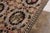 1950s Vintage Kerman Lavar Persian Rug in Black and Beige-Brown Floral Pattern For Sale - Image 5 of 7