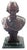 Figurative Set of Three 20th C. Mahogany Busts of Schiller, Shakespeare & Sir Walter Scott For Sale - Image 3 of 4