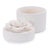 Ceramic Stoneware Box with Floral Lid Accent (Set of 3) For Sale - Image 7 of 9