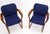 Mid-Century Modern Pair of Danish Mid-Century Modern Teak Arms Chairs New Wool Upholstery For Sale - Image 3 of 10