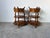 Vintage Grosfeld House Three Tier Walnut Side Tables With Drawer – A Pair For Sale - Image 12 of 12