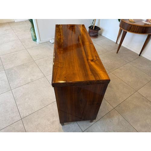 Antique Biedermeier Chest of Drawers in Walnut For Sale - Image 10 of 18