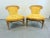 Regency Faux Painted Slipper Chairs - a Pair For Sale - Image 4 of 9