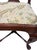 Vintage Queen Anne Style Corner Chair With Nautical Map & Sailing Ship Upholstery For Sale - Image 9 of 12