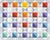 An Op Art serigraph print, titled "Nebula VIII," by the Croatian-American Marko Spalatin (born 1945). This print depicts a...