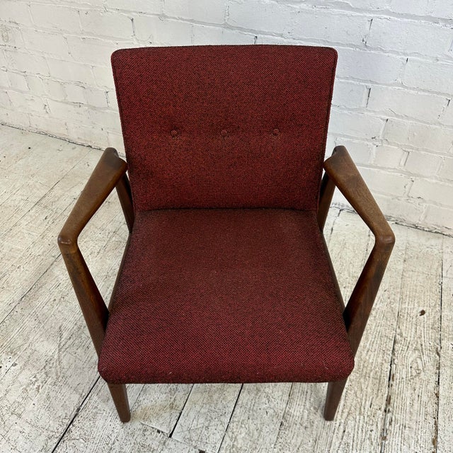 Mid-Century Modern Jen Risom Lounge Armchair For Sale - Image 11 of 11
