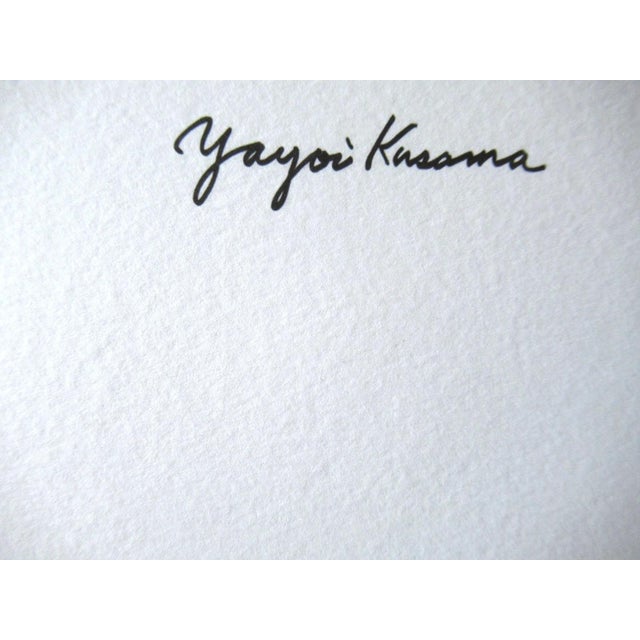 Printmaking Materials After Yayoi Kusama, Pumpkin, Lithograph, 1990s For Sale - Image 7 of 7