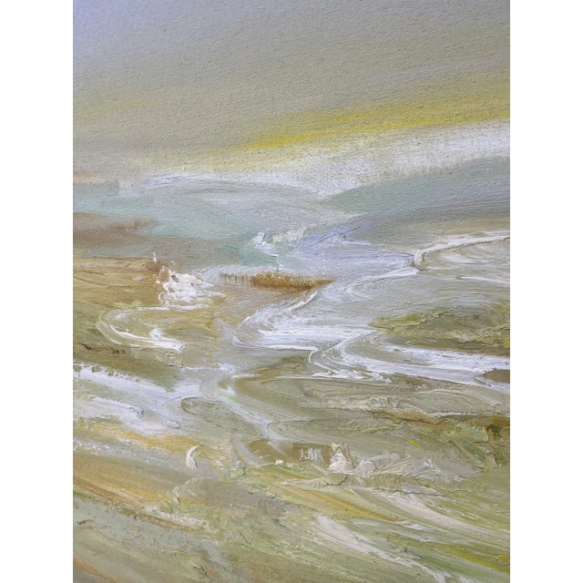 Green Contemporary Abstract Original Oil Painting For Sale - Image 8 of 12