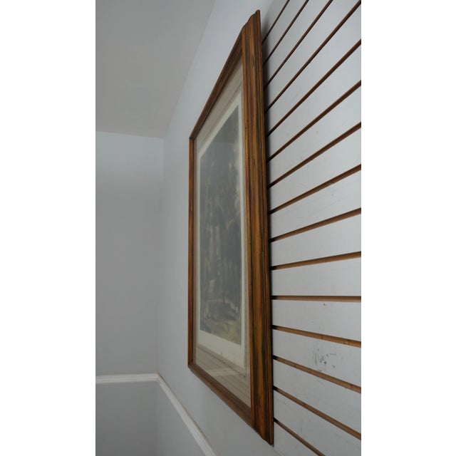 Age: Approx: 100+ Years Old Details: Distressed Finish Frame Possibly English Professionally Framed & Matted Condition:...