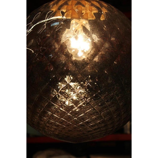 Big Grey Ball Murano Chandelier from Venini, 1960s, in Very Good conditions. Designed 1950 to 1959 I have official proof...