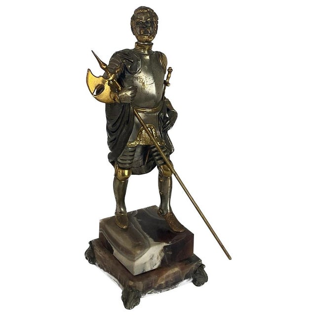 English Knight Figurine attributed to Giuseppe Vasari, 1970 For Sale - Image 15 of 15