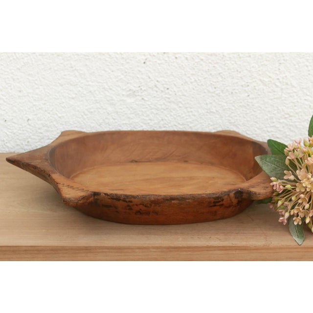 Handcarved "Star" Shape Dough Bowl For Sale In Los Angeles - Image 6 of 6