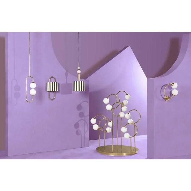 Gabriela Stainless Steel Ceiling Lamp by Royal Stranger For Sale - Image 9 of 10