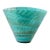 Aquamarine Italian Murano Glass Large Vase For Sale