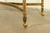 LaBarge Hollywood Regency Brass and Glass Cocktail Table, Circa 1960s For Sale - Image 9 of 11