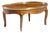 Baker Furniture French Louis XV Mahogany and Brass Coffee Table For Sale