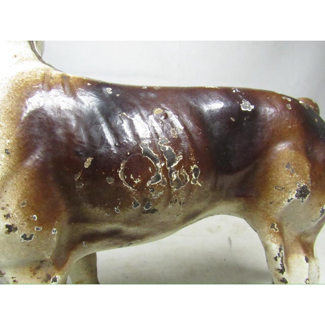 Vintage Cast Iron Hubley Boston Terrier Doorstop For Sale - Image 15 of 15