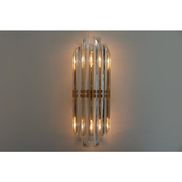 Vintage Hollywood Regency Wall Lamps from Honsel, 1990s, Set of 3 For Sale - Image 4 of 10