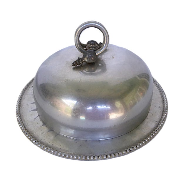 1940s Art Deco Set of 4 Hand Forged Aluminum Serving Pieces by Buenilum Serving Pieces, Buehner Wanner For Sale - Image 14 of 18