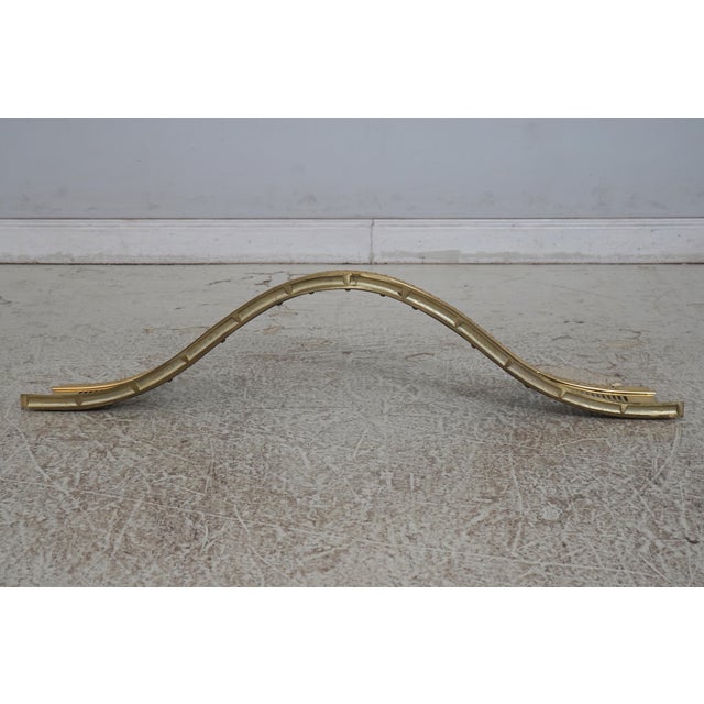Virginia Metalcrafters Williamsburg Style Brass Fireplace Fender For Sale - Image 10 of 10