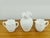 Early 20th Century Early 20th Century Mid Century Modern Fenton White Milk Glass Hobnail Ruffled Bud Vase Star-Rimmed Sugar Bowl & Creamer - 3 Pieces Set For Sale - Image 5 of 6