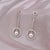 White Akoya Pearl Earrings 14 Karat White Gold Certified For Sale - Image 8 of 16