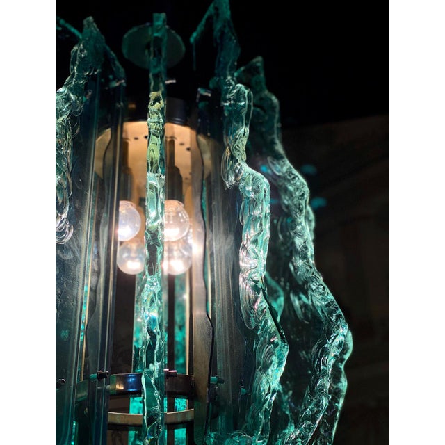Cut-Glass Chandelier from Fontana Arte, 1960s For Sale - Image 14 of 15