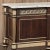 Grand Antique French Louis XVI Mahogany Marble Top Buffet a l'Etrusque For Sale - Image 4 of 18