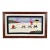 1930s Grenfell Rug of Dog Sled Team, Mounted and Framed For Sale