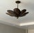 Metal Antique Brass Floral Pendant Light Fixture, Handmade Flower Ceiling Light For Sale - Image 7 of 12