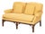 Southwood Chinese Chippendale Style Upholstered Mahogany Sofa For Sale