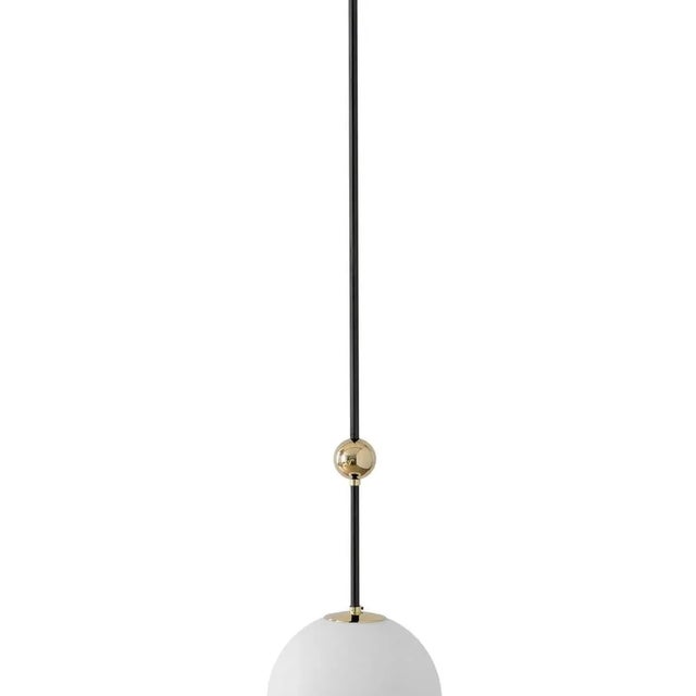 Pendant 02 black by magic circus editions dimensions: d 25 x w 25 x h 130 cm, also available in h 110, 150, 175, 190 cm...