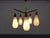 Danish Teak and Glass Spider Ceiling Lamp, Denmark, 1960s For Sale - Image 12 of 17