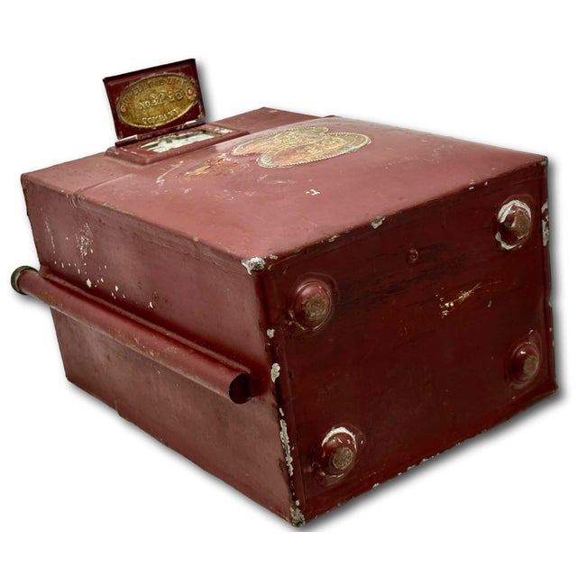 Rare Antique Mid 1850s Boston Massachusetts Home Lighting Natural Gas Meter Now for Unique Decorator Item For Sale - Image 13 of 18