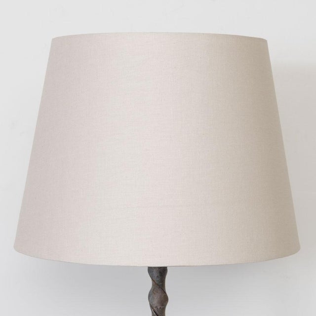 1940s 1940s French Iron Leaf Floor Lamp For Sale - Image 5 of 13