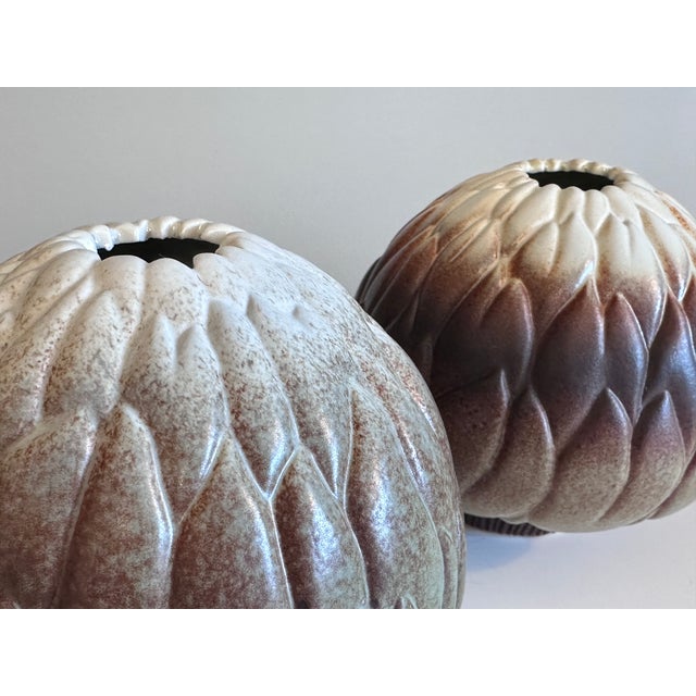 This set of high-quality porcelain art vases was created by the famous Yugoslavian ceramist and designer Ljubisa Misic...