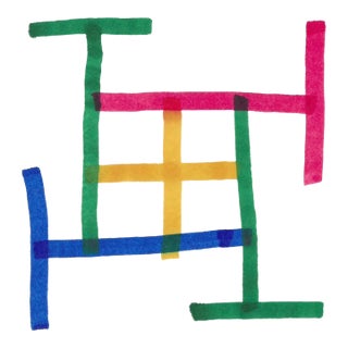 1970s Dimitri Grachis Abstract Painting For Sale