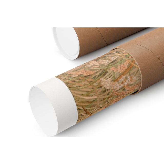 Paper Sarus Crane in Rice Field by G. A. Audsley, Japanese Art Print Reproduction, 18" × 24" For Sale - Image 7 of 7