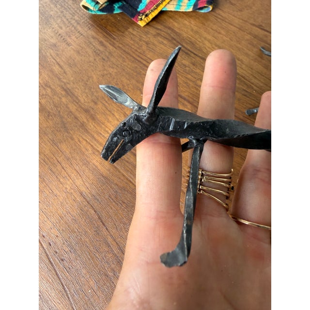 Vintage Brutalist Zoomorphic Knife Rest, 1950s, Set of 12 For Sale - Image 16 of 18