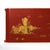 Red Vintage Chinese Red Lacquer Console Table With Gilt Landscape Scenery and Scroll Ends For Sale - Image 8 of 18