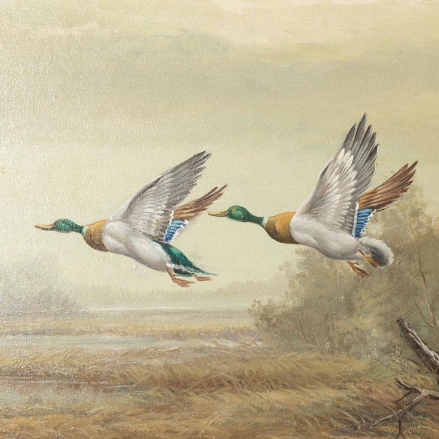 Late 20th Century Late 20th Century M.P. Elliott Oil on Canvas For Sale - Image 5 of 8