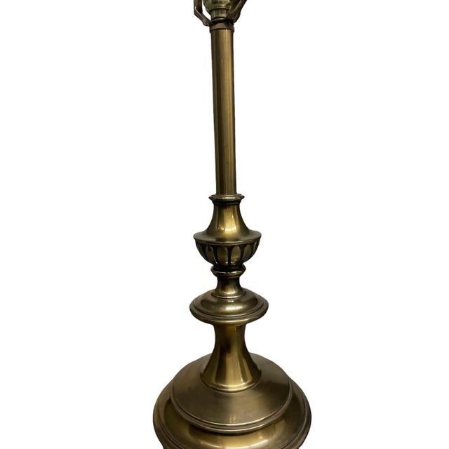 Mid-Century Modern Stiffel Brass Hollywood Regency Urn/Trophy Table Lamp For Sale - Image 10 of 12