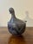 Charming vintage ceramic bird form lidded vessel executed in the manner of Aldo Londi for Bitossi. Featuring an elongated...