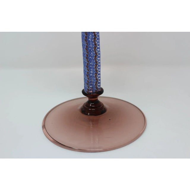 Price reduced $200. Now only $299! What a beautiful piece of vintage Murano Glass! This lovely compote exhibits lovely...