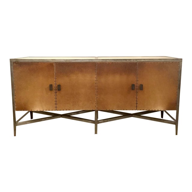 Modern Hair on Hide Sideboard Chairish
