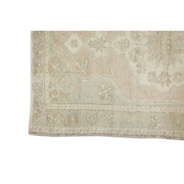 Turkish Oriental Hand Knotted Rug Turkish Mini Rug 1'1" x 2'6" For Sale - Image 3 of 5