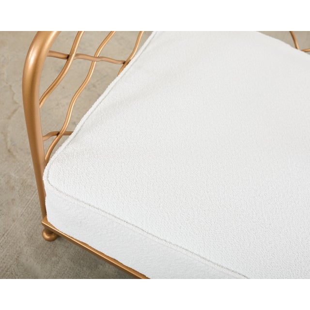 Pair of Maison Jean Royere Style Croisillion Armchairs For Sale - Image 16 of 18